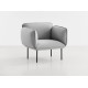 Fauteuil Nakki tissu Remix 2, 123, Grey