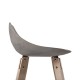 Tabouret de comptoir d'Hauteville pieds bois LYON BETON