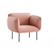 Fauteuil Nakki tissu Remix 2, 612, Peach