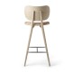 Chaise de bar "Highstool Backrest" SPACE COPENHAGEN MATER