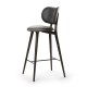 Chaise de bar "Highstool Backrest" SPACE COPENHAGEN MATER