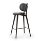 Chaise de bar "Highstool Backrest" SPACE COPENHAGEN MATER