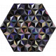 Tableau hexagonal mural HIS 1 Jupiter