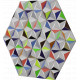 Tableau hexagonal mural AIS-2