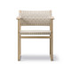 Fauteuil BM62 avec sangles de lin Borge Mogensen FREDERICIA