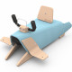 Bascule avion 2 en 1 pour enfant CHOU DU VOLANT