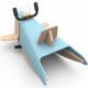 Bascule avion 2 en 1 pour enfant CHOU DU VOLANT