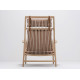 Lounge chair Dedo cuir Dakar whisky