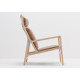 Lounge chair Dedo cuir Dakar whisky