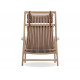 Lounge chair Dedo cuir Dakar whisky