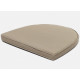 Coussin taupe pour fauteuil gris