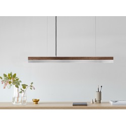 Suspensions noyer et inox GANTLIGHTS