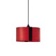 Suspension Sushi rouge noir mat