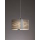 Suspension Sushi gris nickel mat