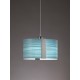 Suspension Sushi bleu clair nickel mat