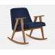 Rocking Chair 366 tissu Coco indigo