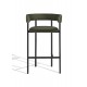 Fauteuil de bar Font tissu Vidar 4-972