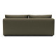 Canapé convertible Osvald tissu Bouclé forest green 535