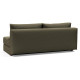 Canapé convertible Osvald tissu Bouclé forest green 535